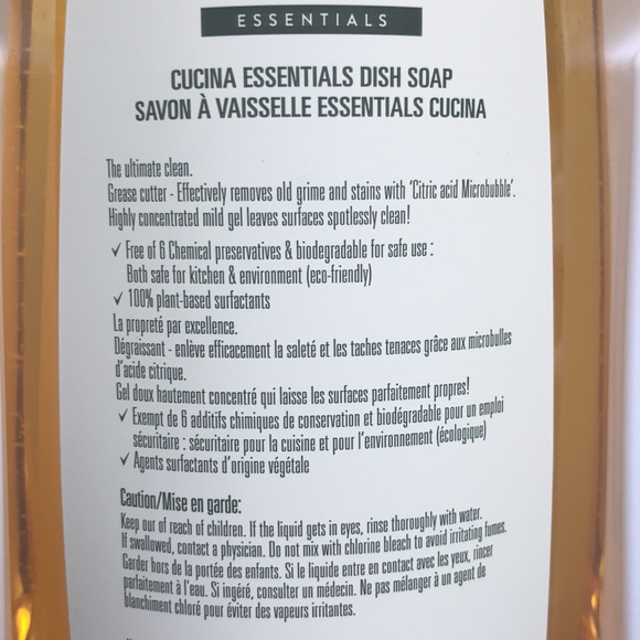 Dish Soap Lemon & Verbena- Natural Clean - Picture 4 of 4